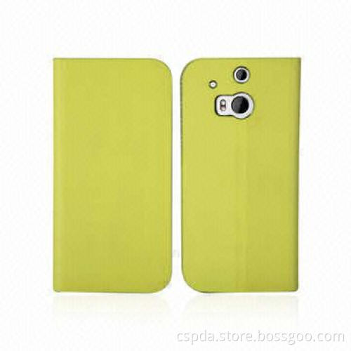 PU Flip Wallet Case for HTC One 2